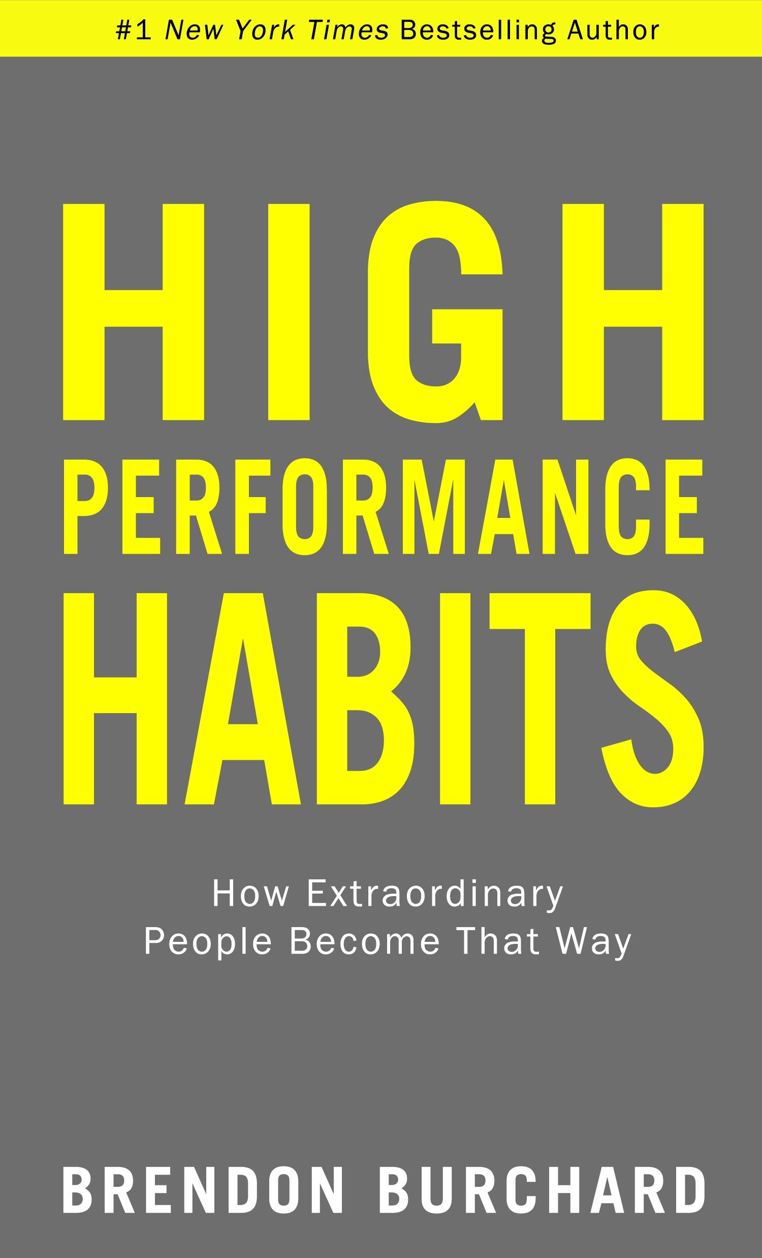 high performance habits book